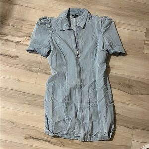 Iris Sky Blue Casual Dress